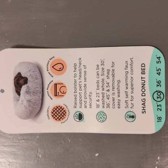 Dog/Cat Pillow Bed Cuddly Soft - Picture 2 of 7